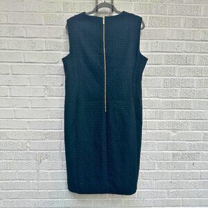 Calvin Klein Green & Black Textured Sheath Dress Size 18W